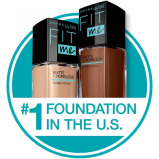 Maybelline New York / FOUNDATION، Fit me ، غير لامع ، 110 - بورسلين ، 1 أونصة سائلة (30 مل) - 3 miniature
