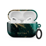 BURGA Elegant Protective Case For AirPods Pro 2nd Generation Cover Charging Case LED Visible Emerald Pool Hard Plastic Wireless Charger Case Cover - 1 miniature