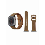 Perfii Infinity Solid Leather Replacement Band For Apple Watch 41, 40, 38 mm Series 8/7/6/5/4 SE - 1 miniature