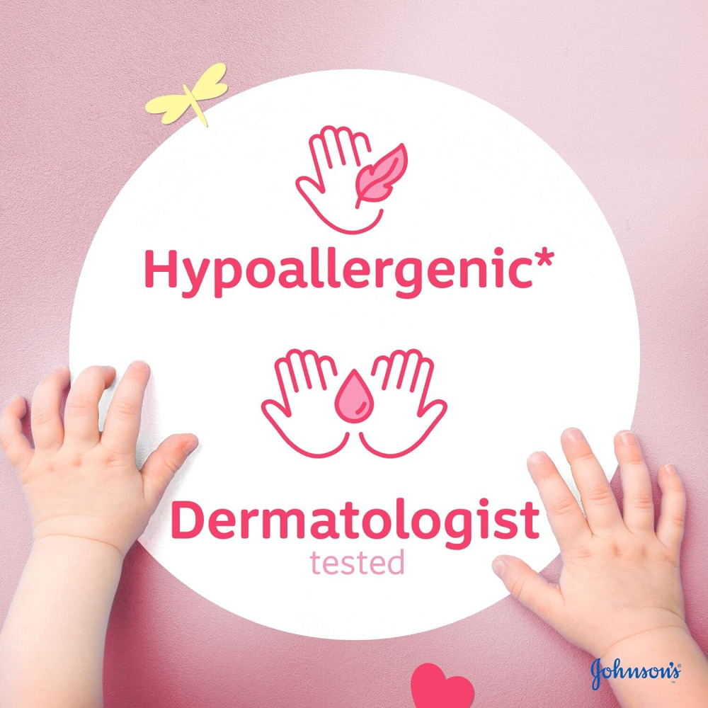 Johnson’s Pure Cotton Makeup Pads, Pack of 3x80 Rounded - 6