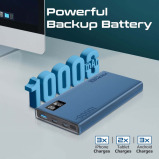 Promate Compact Smart Charging Power Bank с ДВУМЯ ПОРТАМИ Usb-C МОЩНОСТЬЮ 20 ВТ И Usb-A мощностью 22,5 Вт - 7 miniature