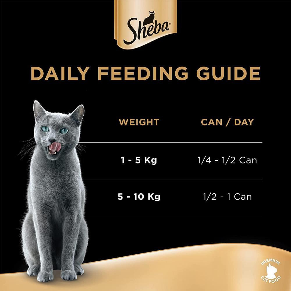 Sheba / Cat food, Tuna whitemeat with snapper, 24 x 3 oz (85 g) - 5