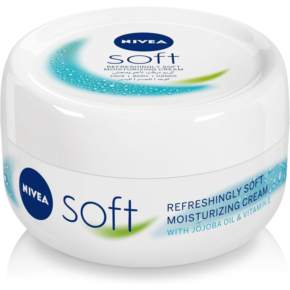 NIVEA Moisturising Cream, Soft Refreshing, Jar 200ml - 1