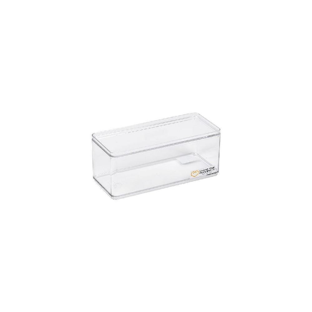 Homesmiths Stationery Box Clear 21 x 9 x 8.8 cm - 1