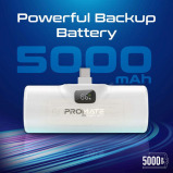 بنك الطاقة Promate Powerup-C فائق الصغر مع شحن سريع وموصل Usb-C مدمج - 6 miniature