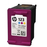 HP / Printer cartridge, HP 123 tri-color, Multicolour - 2 miniature