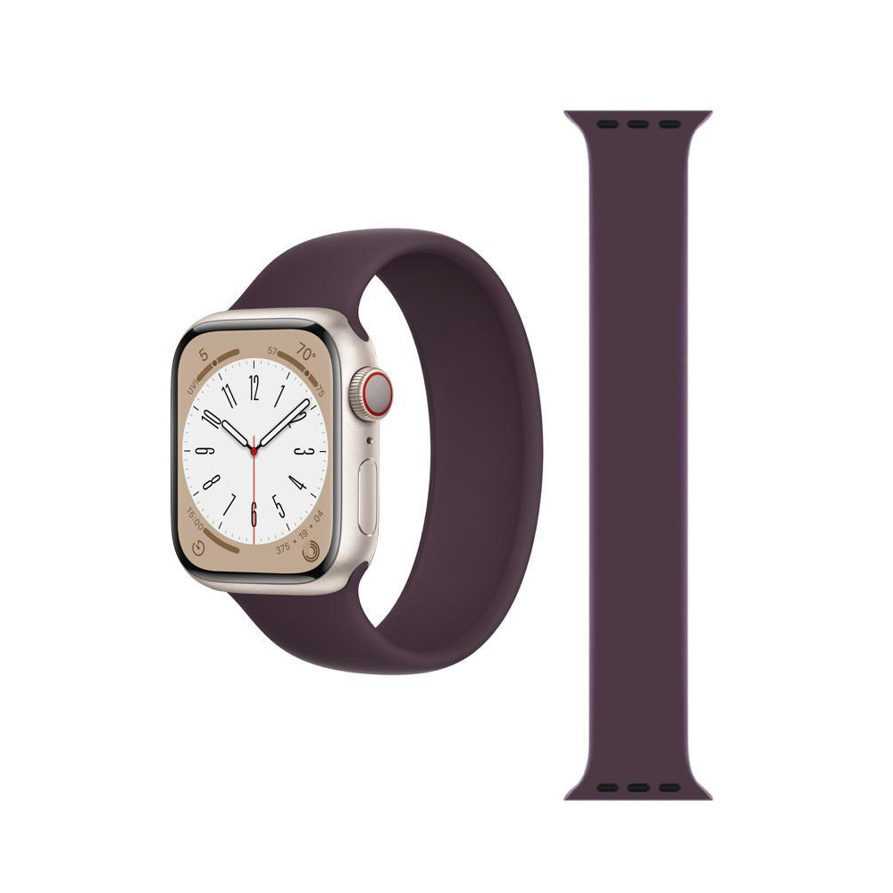 Сменный Силиконовый Ремешок Perfii Для Apple Watch 41/40/38 Мм Серии 8/7/6/5/4/SE Большой - 1