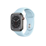 Perfii Solid Silicone Replacement Band For Apple Watch 41, 40, 38 mm Series 8/7/6/5/4 SE - 2 miniature