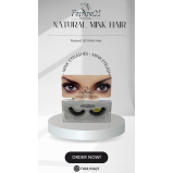 Famina21 Natural 6D\/5D Mink Hair Eyelahes (A) (A27) - 2 miniature