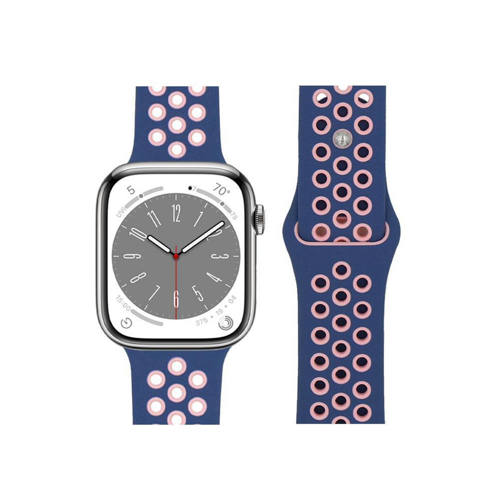 Perfii Dot Silicone Replacement Band for Apple Watch 49, 45, 44, 42 mm Series Ultra 8/7/6/5/4 SE - 1