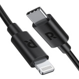 RAVPOWER Type-C to Lighting Charger Cable, 2M (6.6ft) Charging Cable - 1 miniature