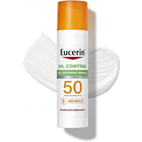 Eucerin / Lotion, Oil control, SPF 50, 2.5 fl oz (75 ml)