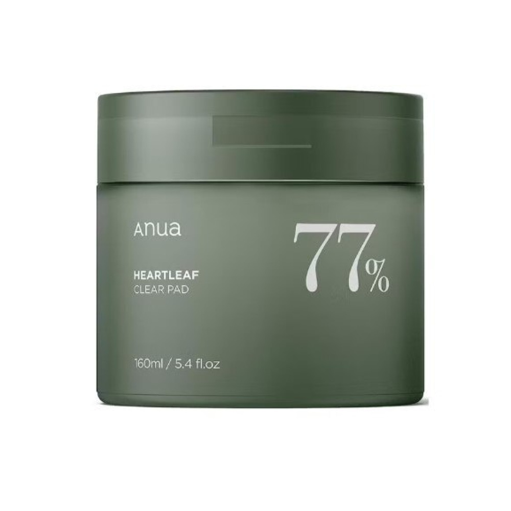 ANUA, Heartleaf 77%، وسادة شفافة، 70 قطعة، 5.4 أونصة سائلة. أوقية. (160 مل) - 1