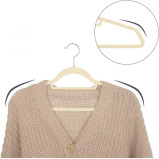 Red Dot Gift / Hangers, Non-Slip, 30 pcs, Beige - 7 miniature