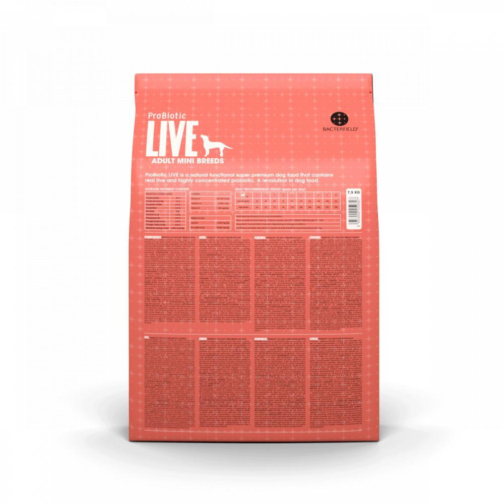 Probiotic Live Adult Mini Breeds Salmon - 4