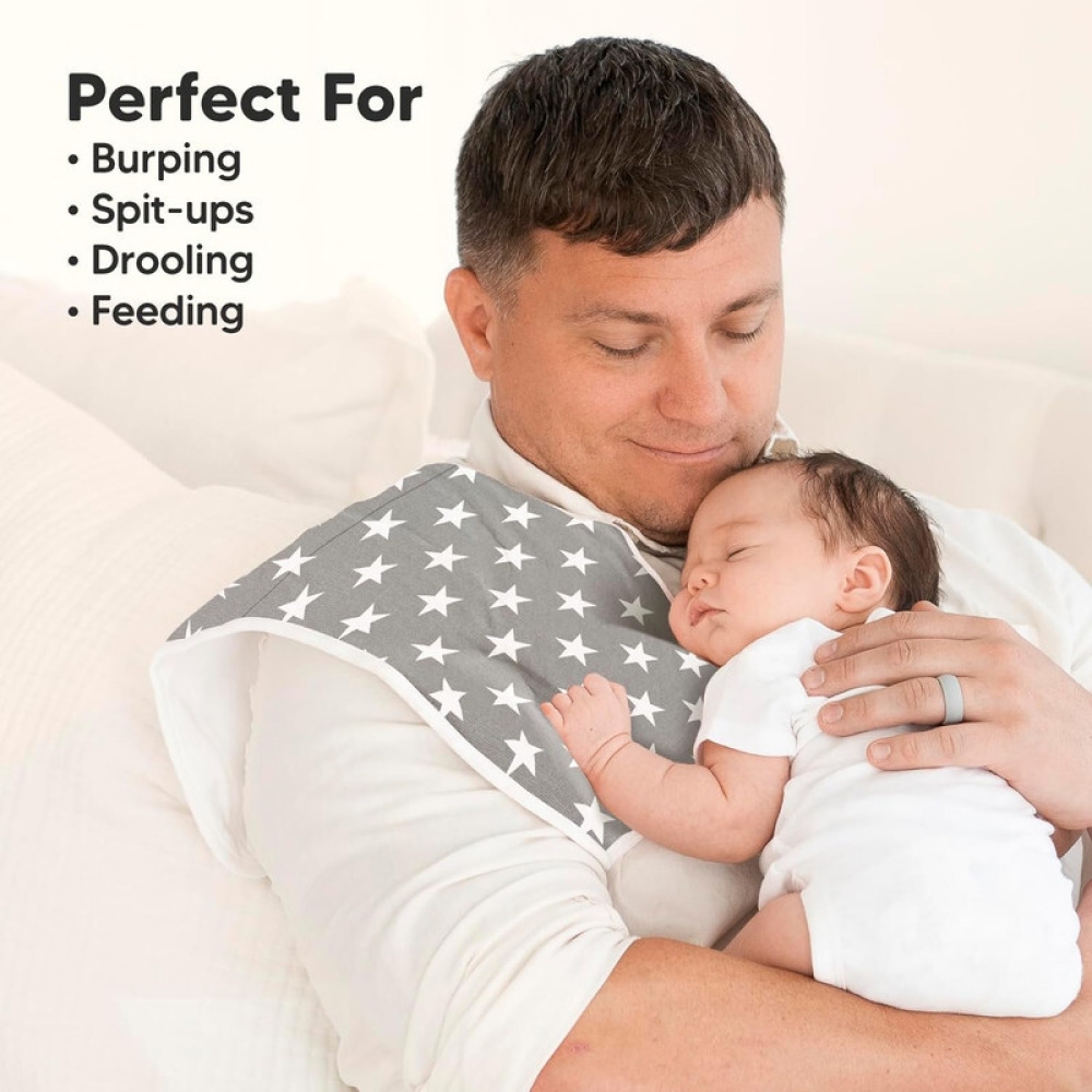 KeaBabies 5-Pack Urban Burp Cloths - 2