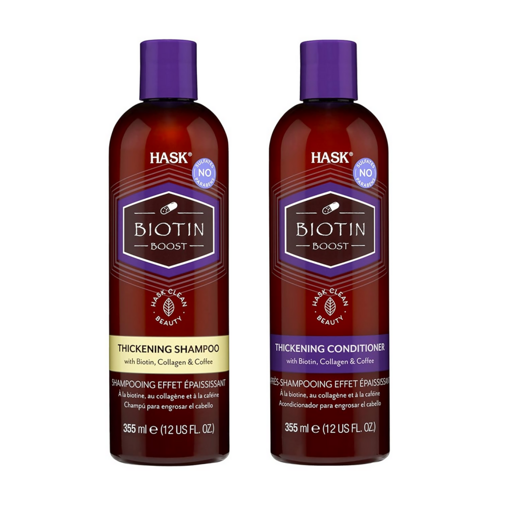 Hask Biotin Boost Thickening Shampoo 355 ml + Conditioner 355 ml - 1