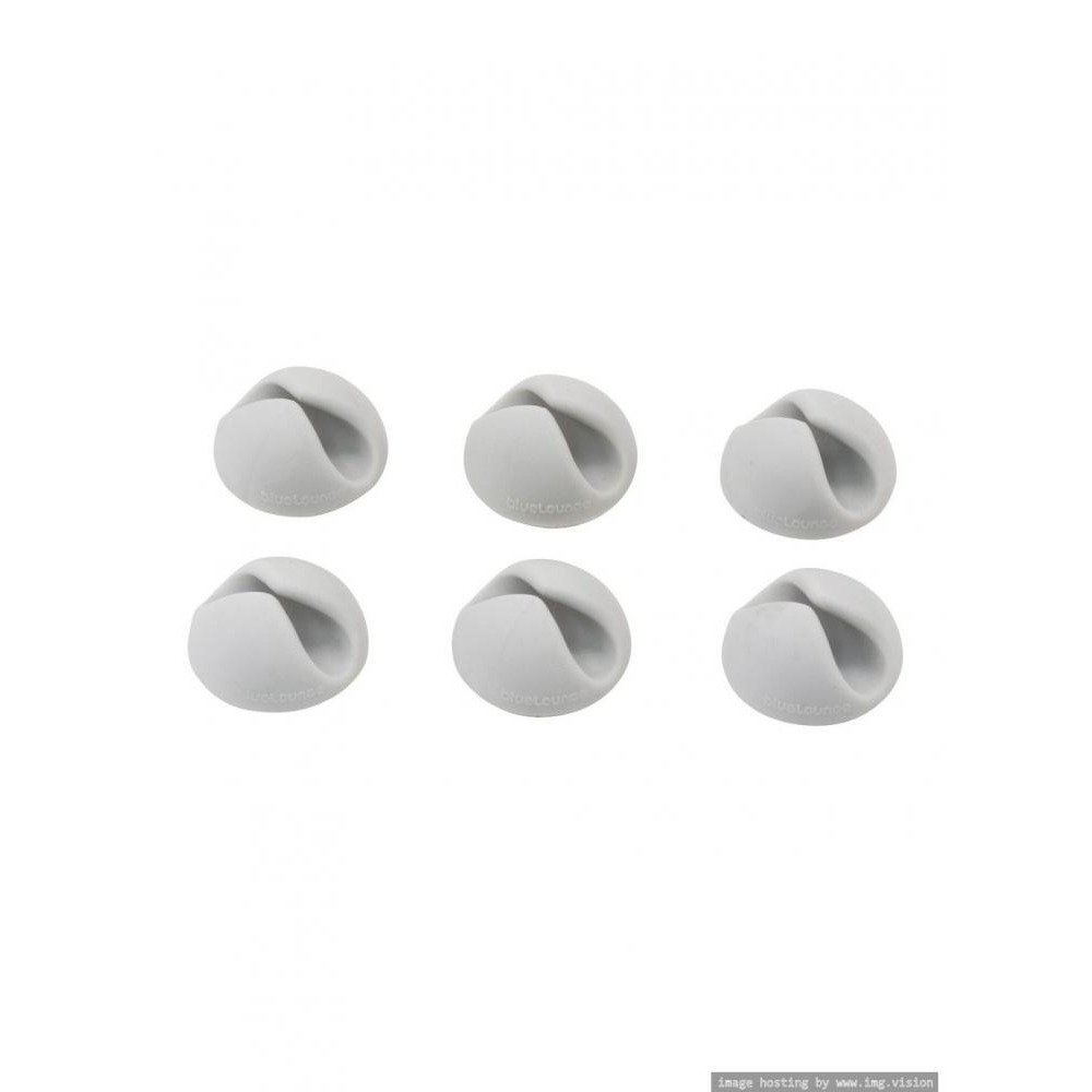 Bluelounge Cable Drop White Color Pack of 6 - 1