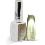 طلاء جل عيون القطة 3D Snow White من Global Fashion Professional 8ML - أظافر لامعة تدوم طويلاً، (017، 8 مل) - 1 miniature