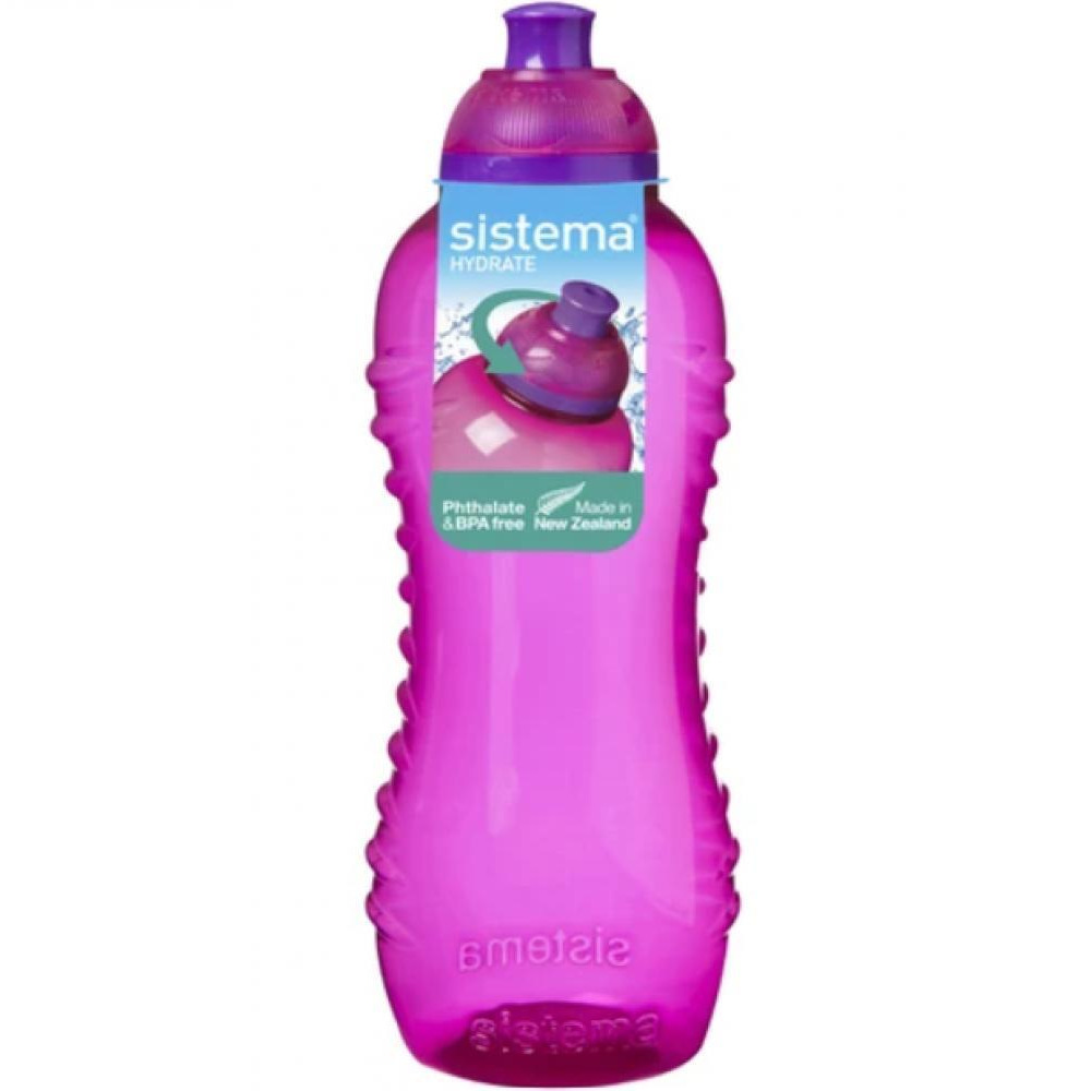 Sistema 460ml Squeeze Bottle Pink - 1