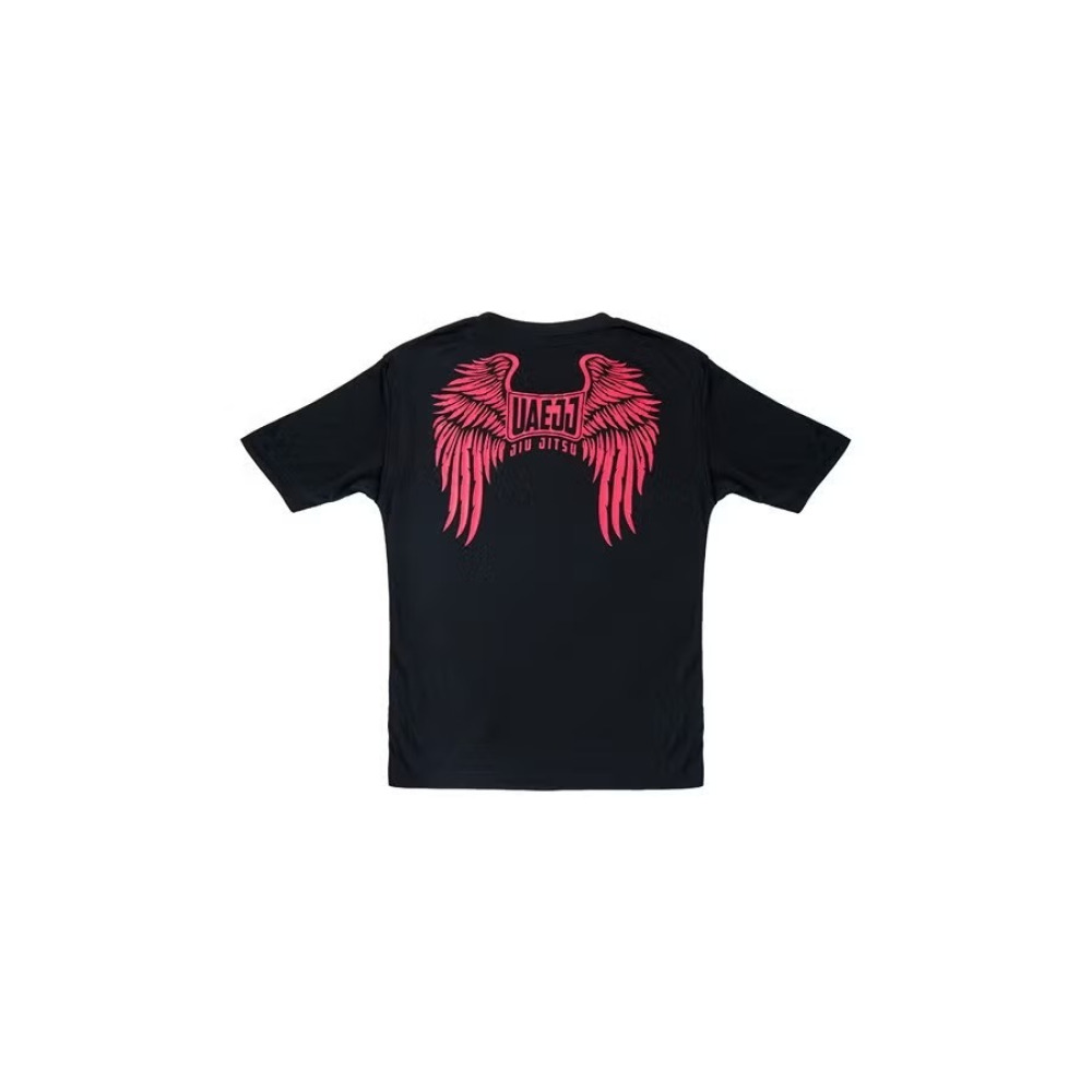 T-Shirt UAEJJ Jiu Jitsu Round Neck Wings for Men and Women for Martial Arts, size M - 3