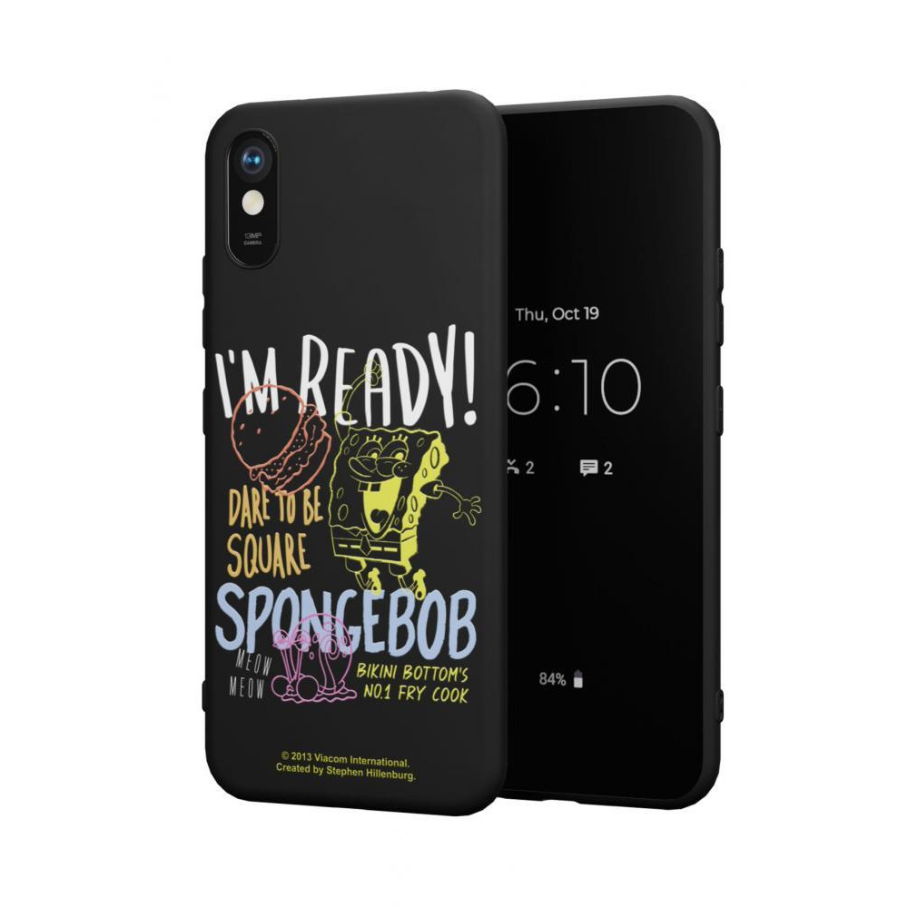 حافظة هاتف ريدمي 9A، غطاء هاتف واقٍ مقاوم للصدمات لهاتف ريدمي 9A، بنمط سبونج بوب وغاري - 1