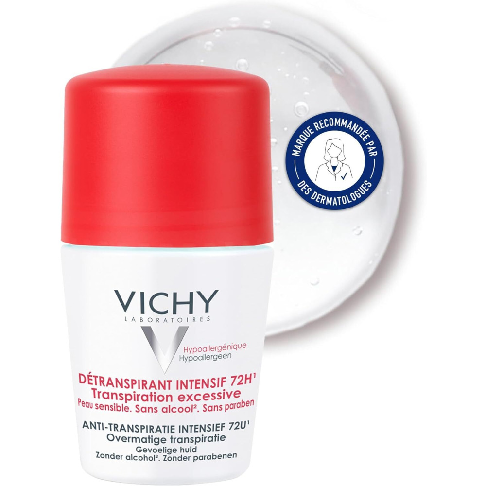 Vichy Stress Resist Antiperspirant 72 Hour Roll on Deodorant 50 ml - 1