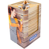 Wenko Shaped Hanger Eco, 6 Pieces, Wood Natural - 5 miniature