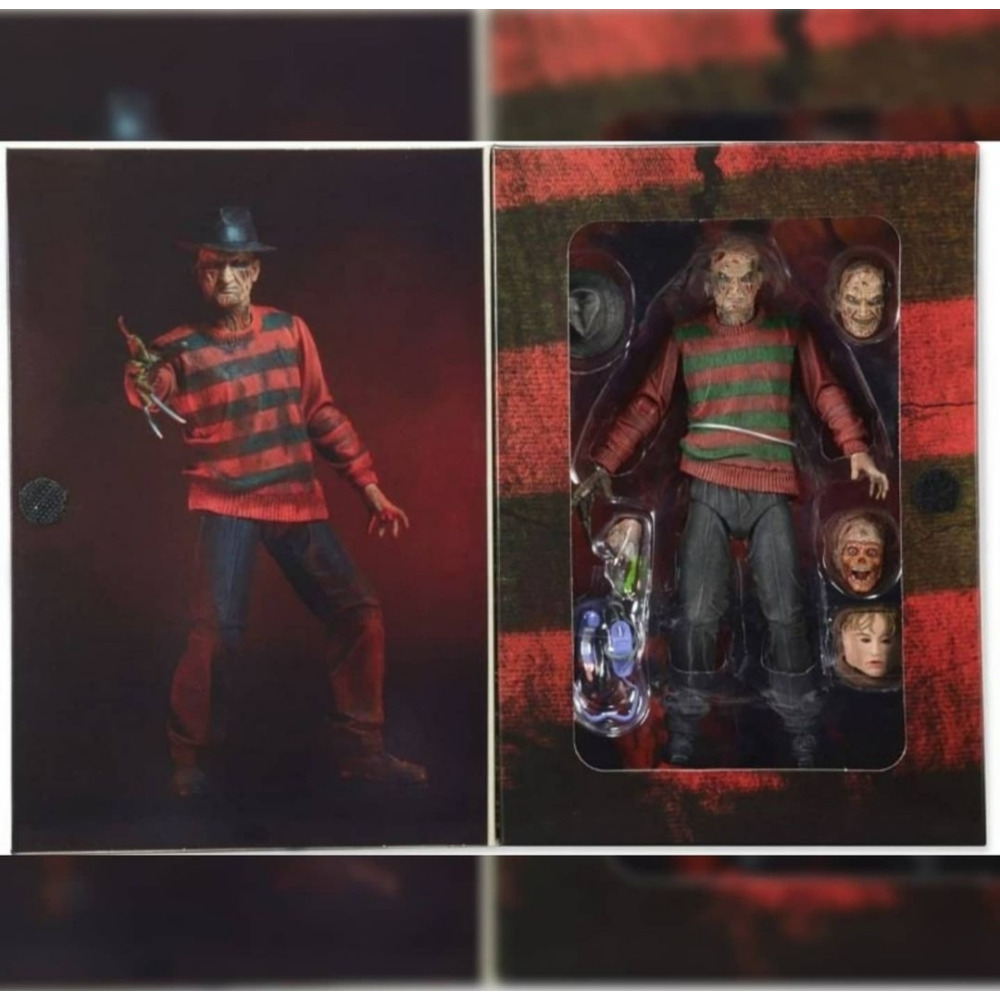 NECA Nightmare on Elm Street - مجسم بمقياس 7 بوصات - Ultimate Dream Warriors Freddy - 3