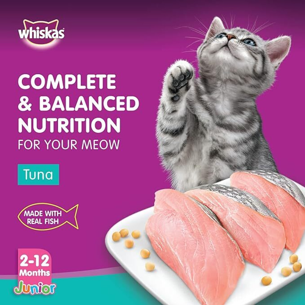 Whiskas, Wet food, Kitten, Tuna, 80 g  - 2