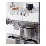 Органайзер Like It для Ящиков И ШКАФОВ, Большой, белый - 2 miniature