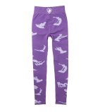 Leggings UAEJJ for Women, Martial Arts Dress, Purple - XS - 2 miniature