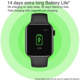 eOnz \/ Smartwatch, Elite black, Display 1.79", Square, Silicone, Compatible with Android and iOS, 30 g - 6 miniature