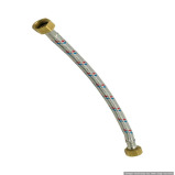 Homesmiths Stainless Steel Flexible Hose 0.5 x 0.5 inch 30cm - 2 miniature