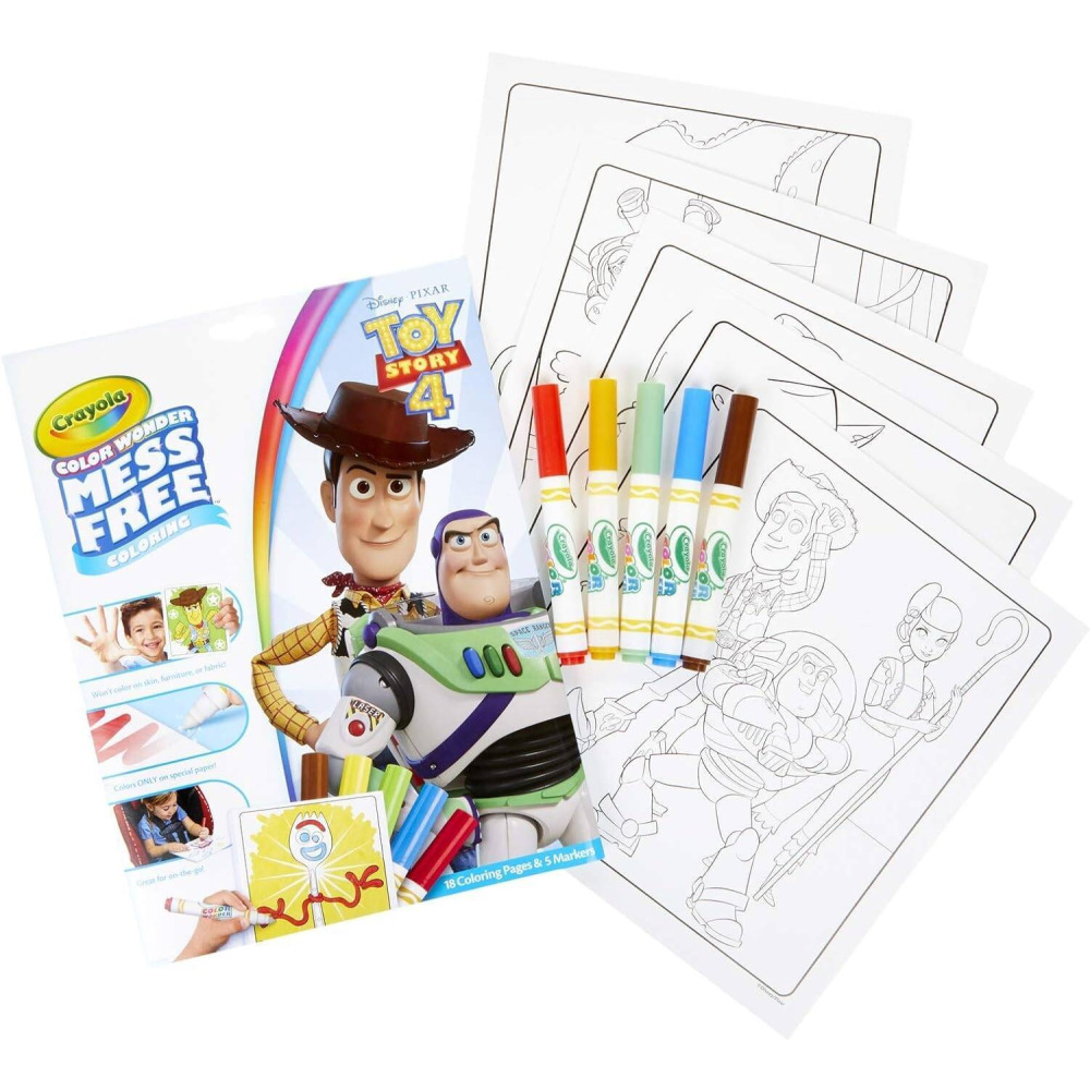 Pad & Markers Crayola Color Wonder Coloring, Toy Story 4 - 2