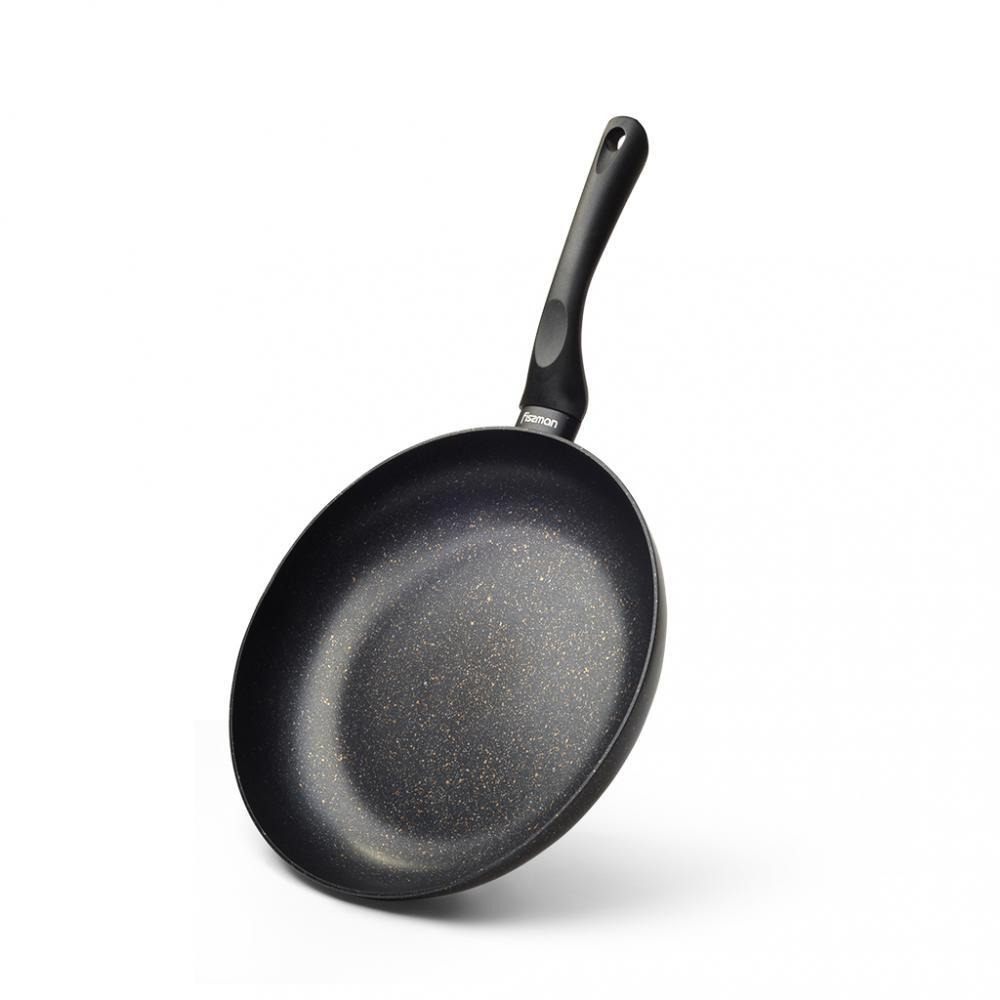 Fissman Frying Pan Aluminum And TouchStone Coating With Induction Bottom Promo Series Black 26x4.7cm - 1