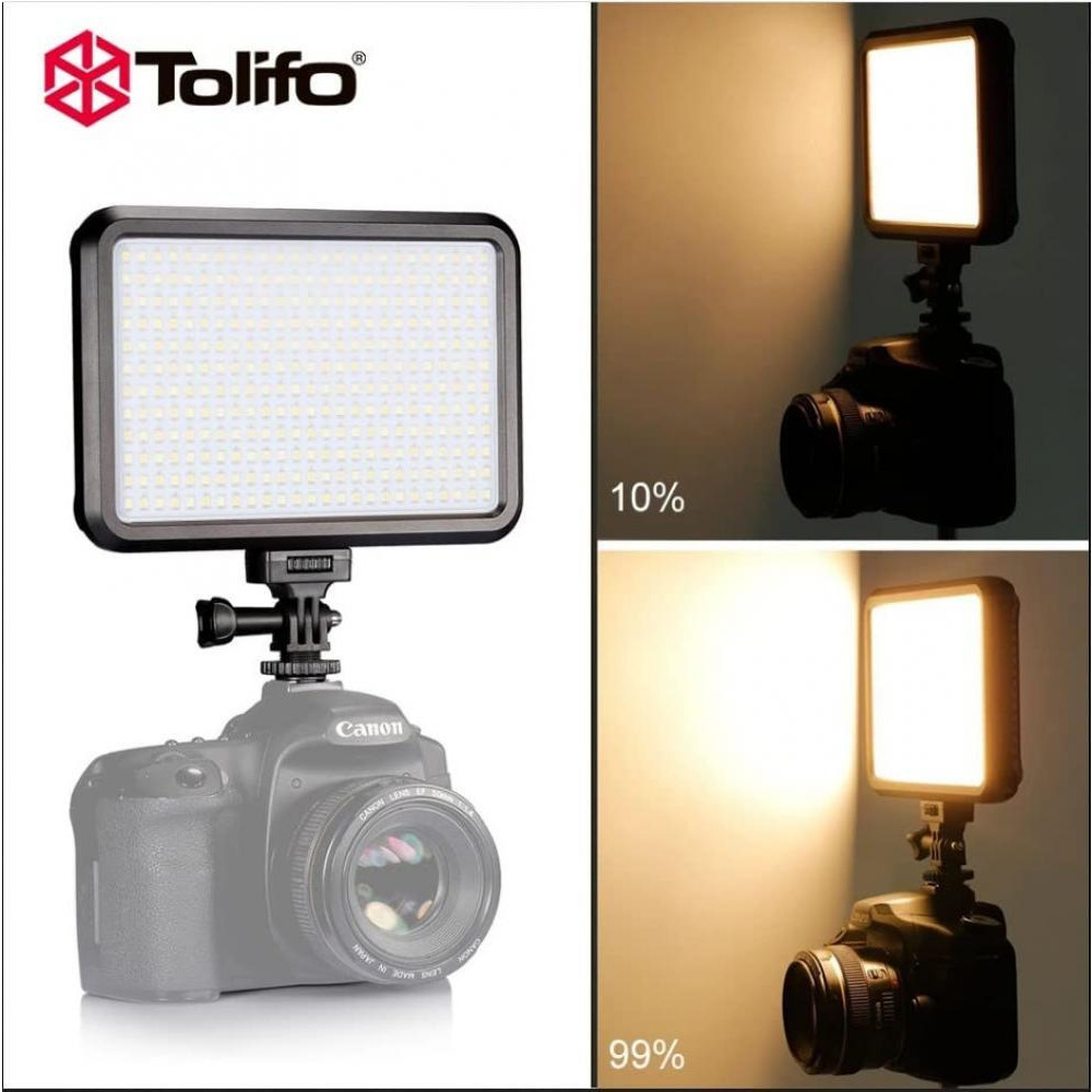 Tolifo PT-F300B Bi color LED Video Light Panel Output Power-30 Watts Luminous flux 3000LM - 2