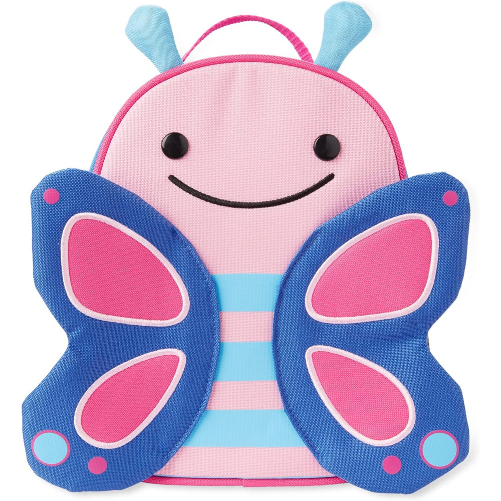 مقود حقيبة ظهر للأطفال الصغار من سكيب هوب، حديقة الحيوان، فراشة - 1