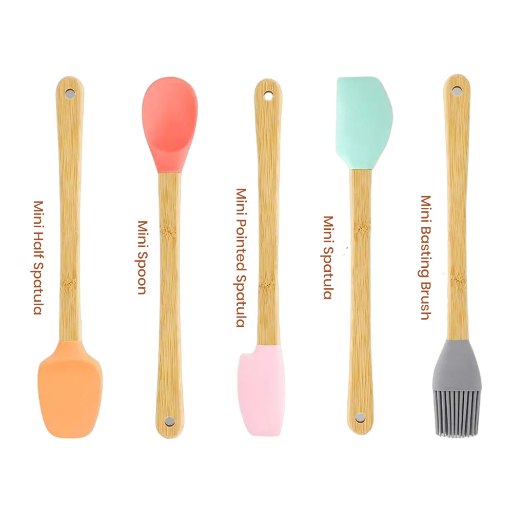 HomePro Silicon Baking Set Wooden - 2