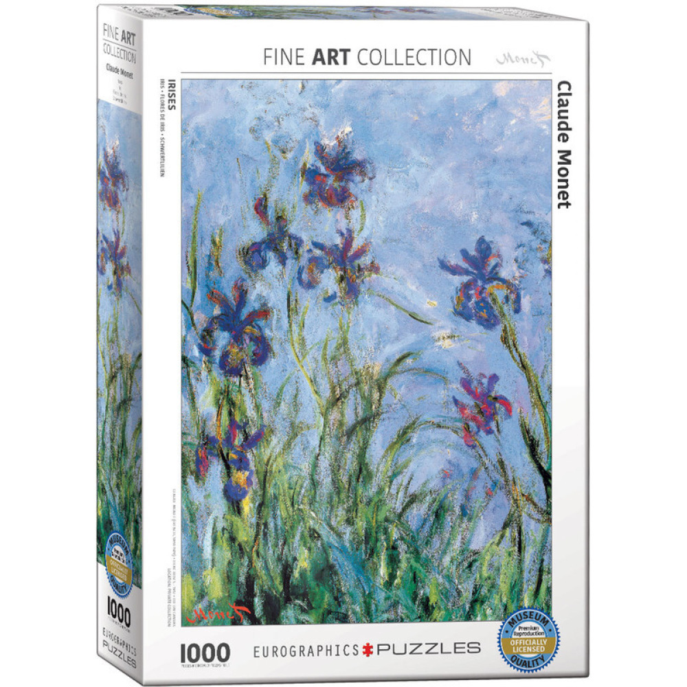 Puzzle EuroGraphics Irises (detail) By Claude Monet 1000pcs - 1