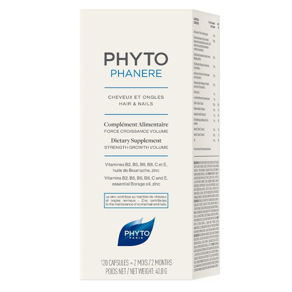 Phyto Phanere, Growth Volume, 120 Caps, 60 Servings - 2