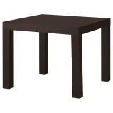 IKEA LACK Side Table, Black-Brown, 55x55 cm - 1 miniature