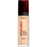 L'Oreal Paris Infaillible 32H Freshwear Foundation, SPF 25, 100 Warm, 30ml - 1 miniature