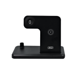 XO Wx033 15w 4 In 1 Wireless Charger Black - 1 miniature