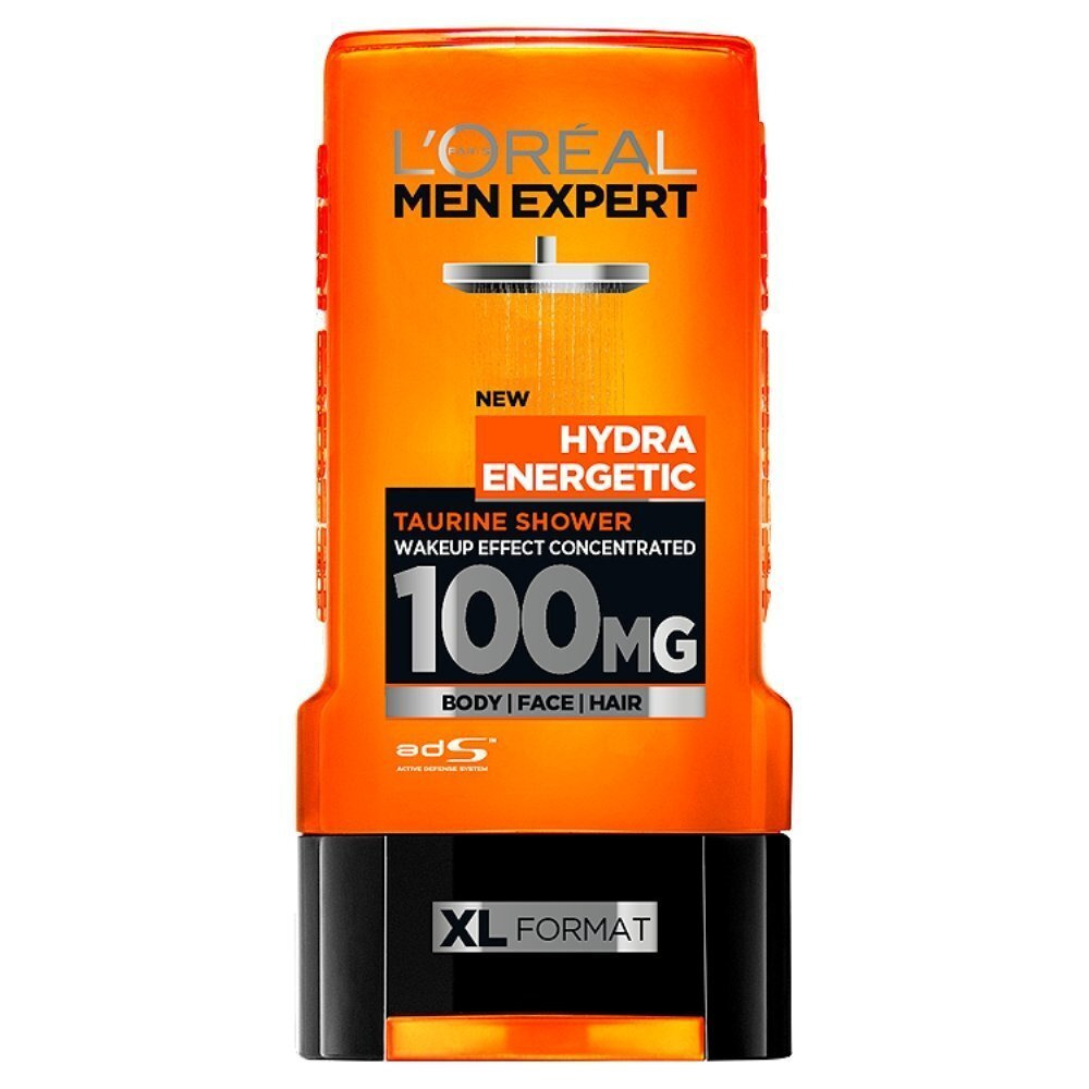 L'Oreal Paris Men Shower Gel Energetic, Hydra Energetic, 300 ML - 1