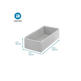 iDesign Evie Drawer Organizer 1-2S Grey - 2 miniature