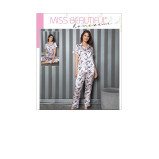 Hidden Beauty Lingerie Homewear Pajama Set, White - XXL - 1 miniature