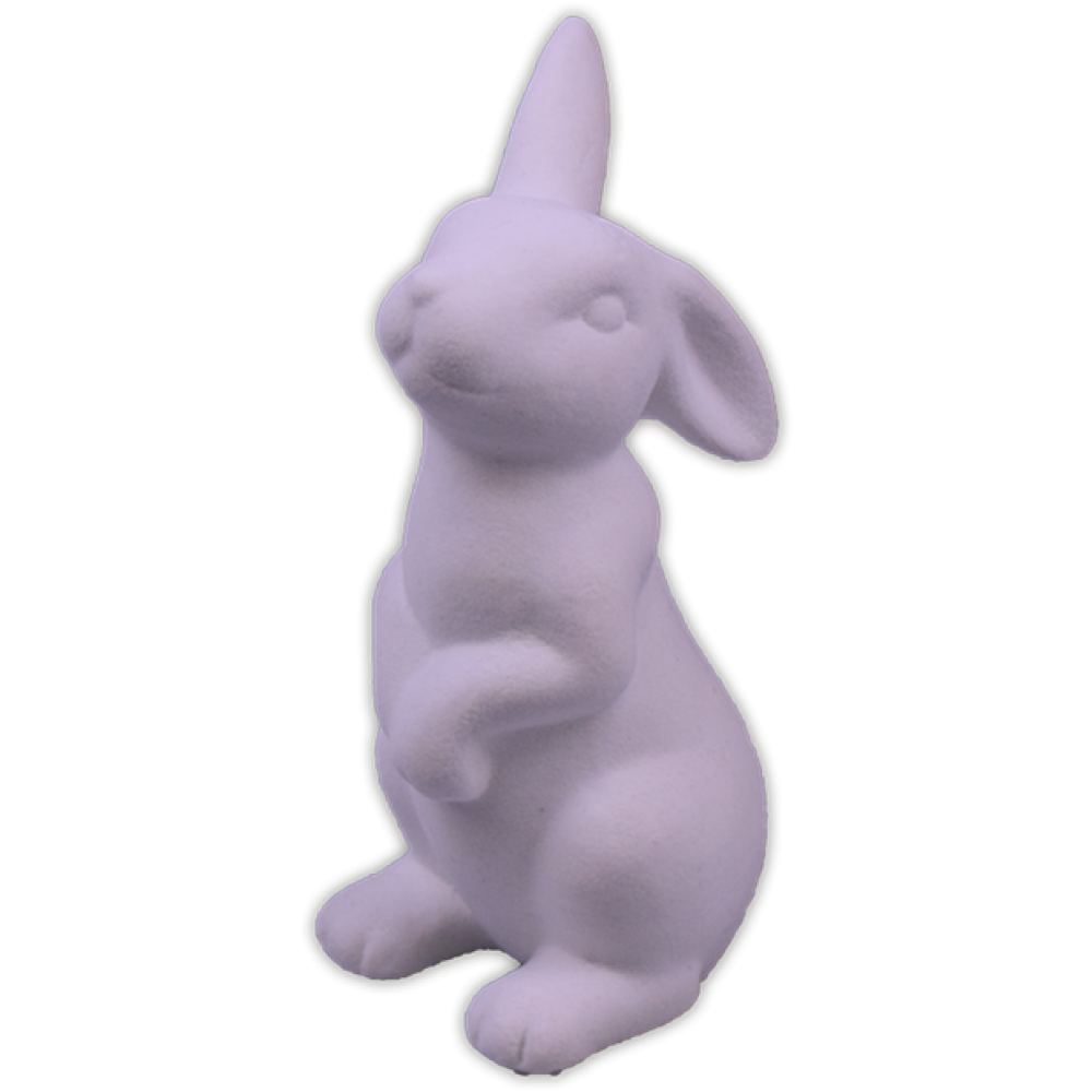Gems Flocked Bunny Ornament Assorted, 1 Piece - 2