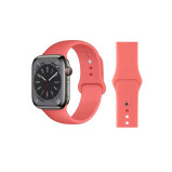 Perfii Solid Silicone Replacement Band for Apple Watch 49, 45, 44, 42 mm Series Ultra 8/7/6/5/4 SE - 1 miniature