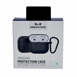 Keephone Airpods3 Silicone Case Black - 1 miniature
